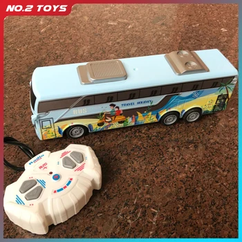 2.4 Ghz Дистанционно Управление на Автомобил Сладолед RV Автобус 1:32 Автобус Електрически Модел 4CH Радио-управляеми Играчки За Момчета Колекция от Подаръци За Рожден Ден
