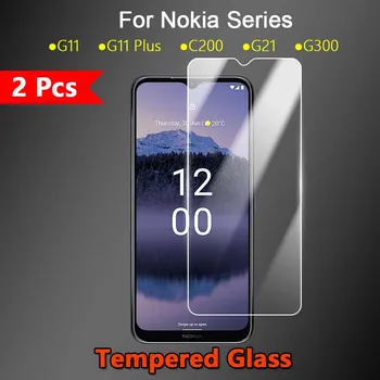 2 бр. За Nokia G60 G11 G21 C200 G300 C30 G50 Plus HD Прозрачен Ультратонкая 2.5 D Защита От Надраскване 9H Защитен слой от закалено стъкло