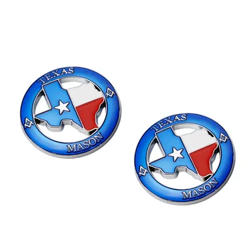 2 броя 3D Метална Емблема на ТЕКСАС Мейсън, Странични Задни етикети на икони, Автомобилни Стикери За Jeep Grand Cherokee Ренегат Compass, Украса За Тяло