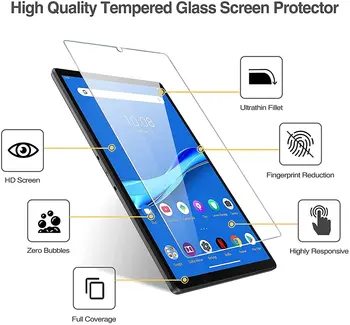 2 Защитни фолиа, изработени от закалено стъкло за Lenovo Tab M10 FHD Plus 10,3 инча X606F TB-X606X / Tab M10 Plus 2020 2