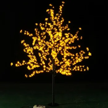 2 М 6.5 фута Височина LED Изкуствени Дървета Череша Коледна Лампа 1152 бр. Led Лампи 110/220VAC Водоустойчив Страхотна Градински Интериор 2