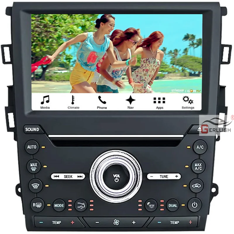 android автомобилен мултимедиен стерео радио DVD плейър за Ford Mondeo Fusion 2012 2013-2019 gps навигация не 2din dvd 1