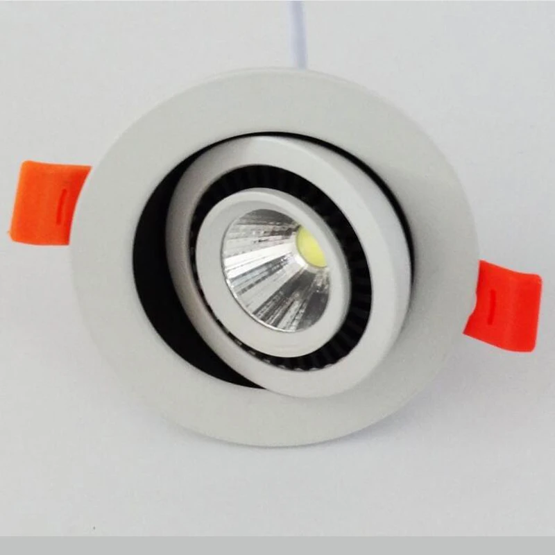  30 бр./лот Led spot лампа от 3 W 5 W 7 W 15 W Въртяща се На 360 градуса Регулируем-Вградени Тавана лампа Ac110v 220 В 1