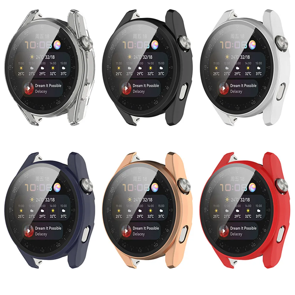 Смарт Часовници-Тънки Часовници Защитно покритие Закалена Филм Защитната Обвивка на Екрана, за да Huawei Watch3 Pro Аксесоари за Умен Часа 1