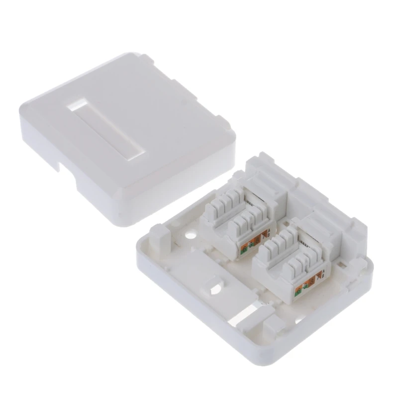 Работна маса за двухпортовой кутия разпространение на Ethernet кабел панел JB с 2 приставки Cat6 1