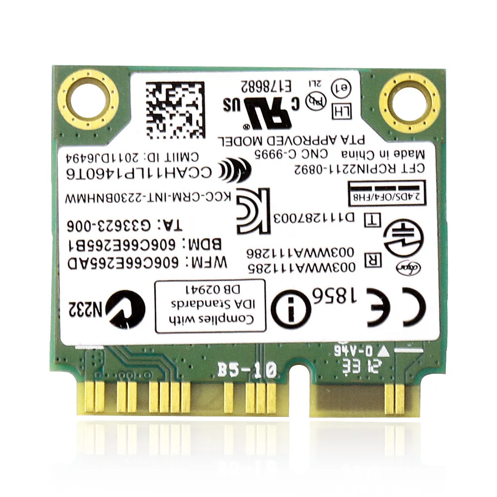 Wireless-N 2230 2230BNHMW BT + Mini PCI-E 300 Mbps Wi-Fi КАРТА 04W3765 за Intel Centrino THINKPAD T430U E530 Y410 T430U S430 IBM 1