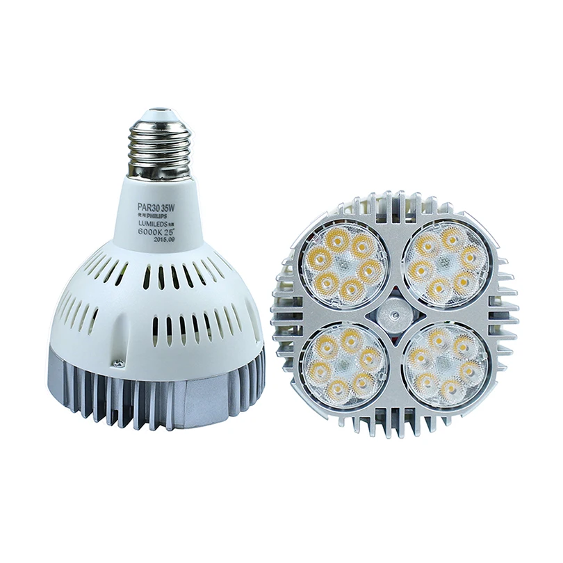 1 бр. Супер Ярък E27 35 W led прожектор par30 Лампа AC85-265V Led Лампа Ing Бял/Топло бял За домашно осветление 1