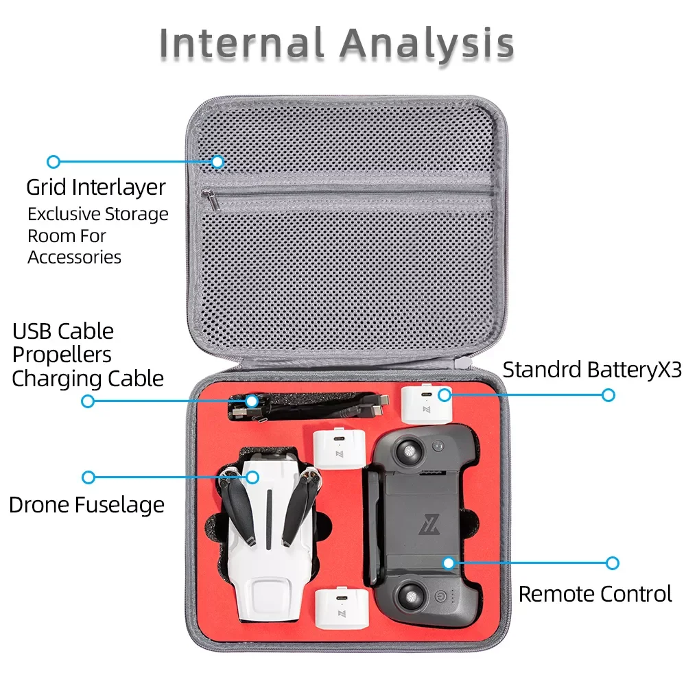 За X8 Mini Drone калъф Чанта За Съхранение Чанта На Рамото Чанта Водоустойчива Чанта Калъф за Съхранение за Fimi X8 MINI Drone Аксесоари 1