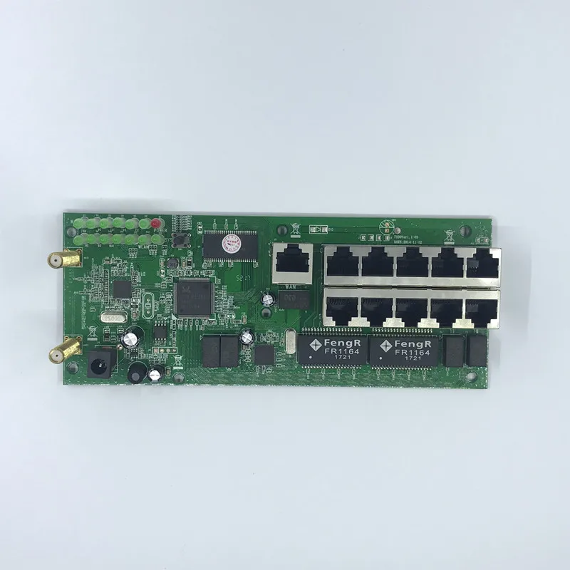OEM10 порт безжичен рутер модул на дънната платка с потребителски отвор за винта метален корпус широколентов бърз домашен комплект 2,4 G безжичен модул за рутер 1
