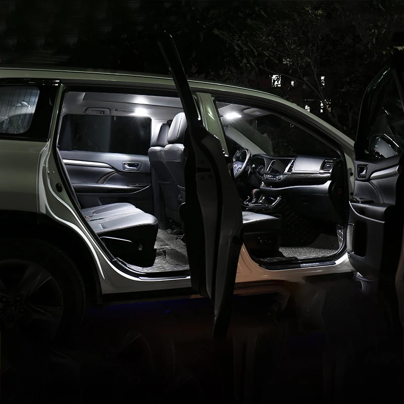 За Hyundai Accent Solaris Verna РБ 2012 2013 2014 2015 2016 2017 7 бр. Авто Led Интериор Карта Куполни Фенери, Аксесоари За Багажника 1