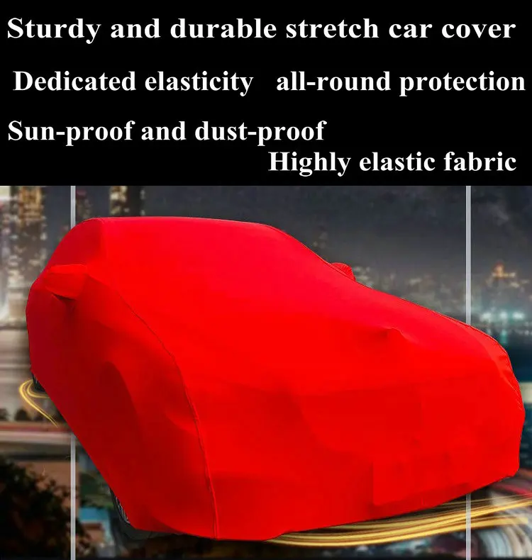 Анти-UV Защита От Слънцето Драскотини Предотвратяват Триенето на Прах Статичен Автомобил Еластичен Мек Калъф За Audi A4 Allroad Quattro Автокъща Сцена Гараж Прилагането на 1