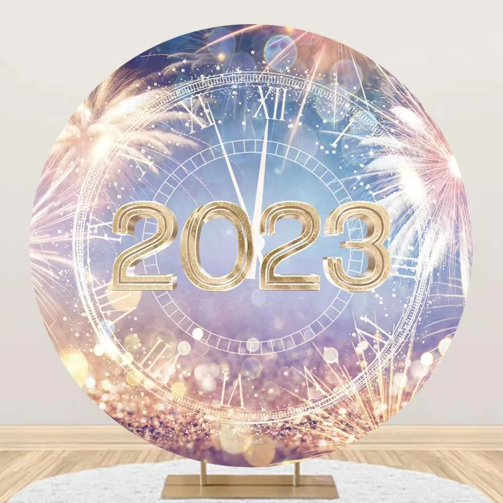 Честита Нова Година 2023 Фон Cover Фон Декорация Парти 1