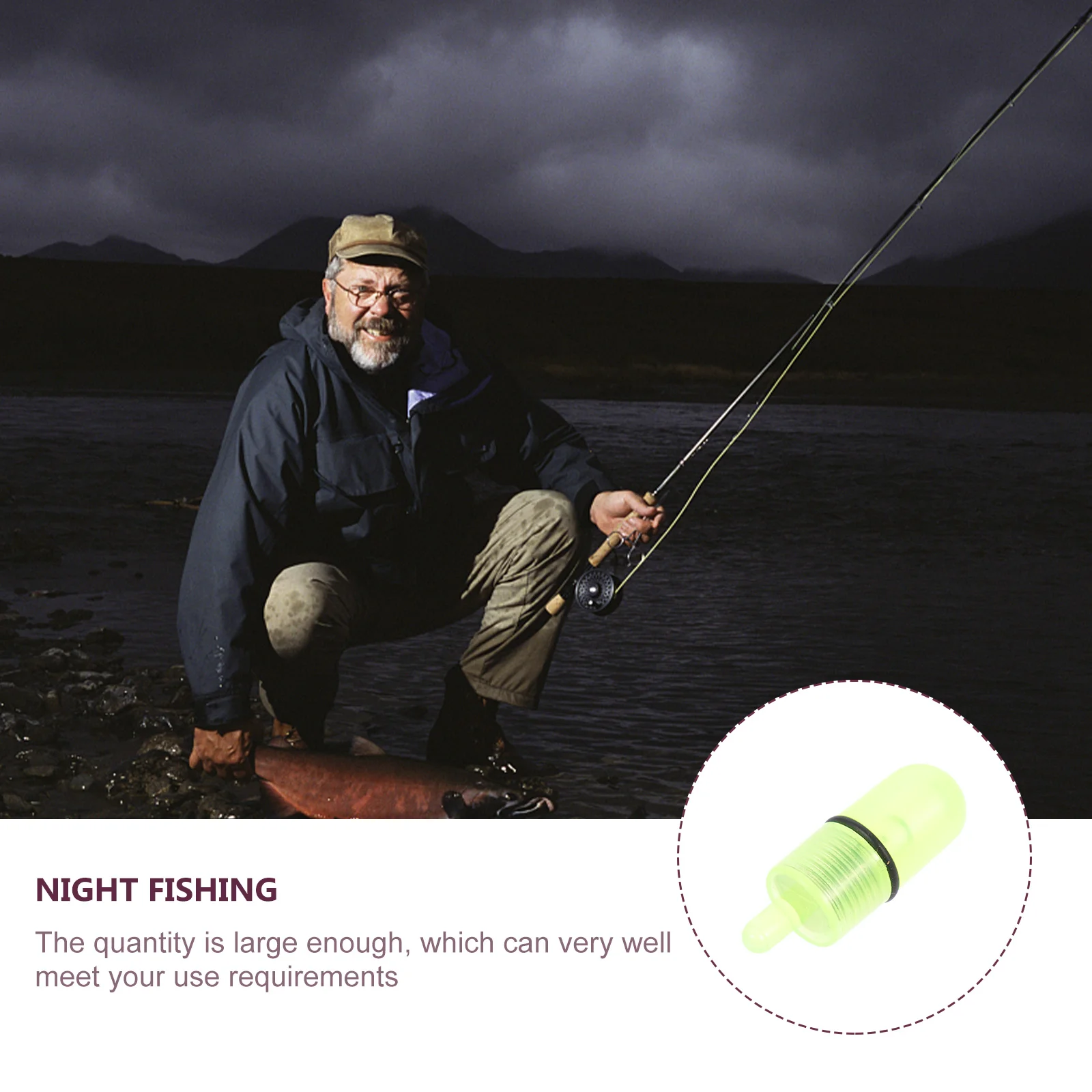 Риболовен прът Нощно Осветление Поставка Морски Звънци Led Принадлежности Светещи Влакчета Аларма Карповое обзавеждане Клип  1