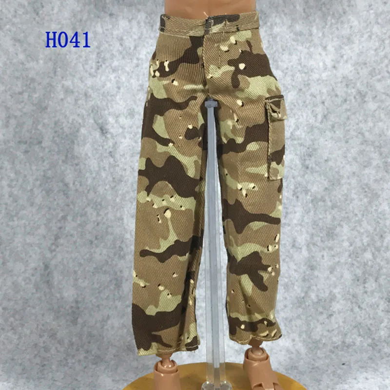 8 Стилове на 1/6 Мащаб Мъжки Войници Тенденция Камуфляжные Дълги Панталони Армейските Панталони Шорти за 12 Инча(а) А) Фигурка Модел на Кукла 1