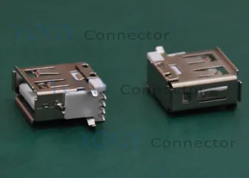 (20 бр. / лот) Изход с клъстер USB конектор, странично потапяне 3 фиксирани крачета, обикновено се използва в различни печатни платки 1