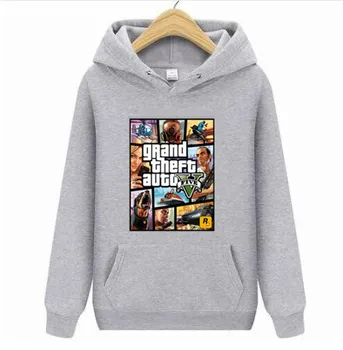 2022 Grand Theft Auto 3D XBOX GTA 5 Необичайни блузи с Дълъг Ръкав Уличен Стил на Високо Качество на gta5 детска hoody Размер S-4XL
