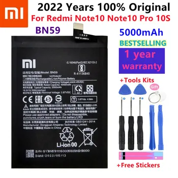 2022 Година Ново най-Високо Качество За Xiaomi Redmi Note10 Note 10 Pro 10S Note 10pro Global BN59 5000 mah Акумулаторни Батерии + Безплатни Инструменти