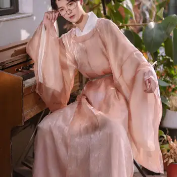 2022 китайски ретро мъжки халат ханьфу завързана шифоновый източен халат хавлия ханьфу с широк ръкав cosplay ханьфу мъжки дрехи древна облекло