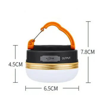 2022 Нов Къмпинг Светлина Слънчев Открит USB Зареждане 3 Режима на палатка Лампа Преносим Фенер Нощен Спасителна лампа за Къмпинг Фенер 4