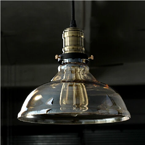 Nodic висящи лампи стари Промишлени вятър Прозрачно стъкло кабел окачен лампа ретро Едисон бронзов медальон лампа E27 2