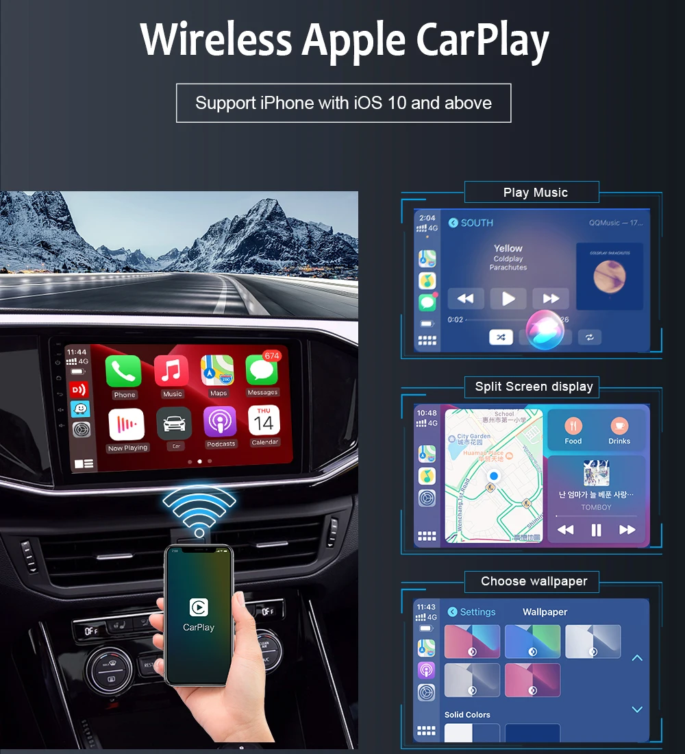 QLED Android 12 Carplay авточасти За Nissan Teana J33 2013-2015 Авто Радио Мултимедиен Плейър GPS Навигация DSP БТ IPS WIFI 2