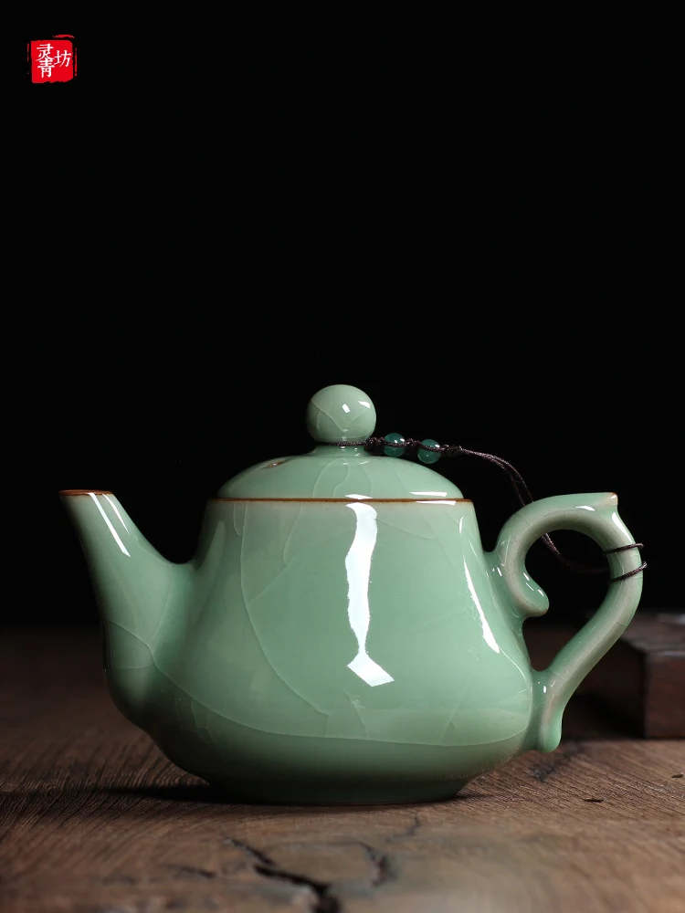 Очарователен Чайник Голяма Керамична Уютен с приготвяне на чай за Хлабав Чай Кунг-фу Контейнер Китайски Чайник Zaparzacze Do Herbaty Чай и Прибори BD50TT 2