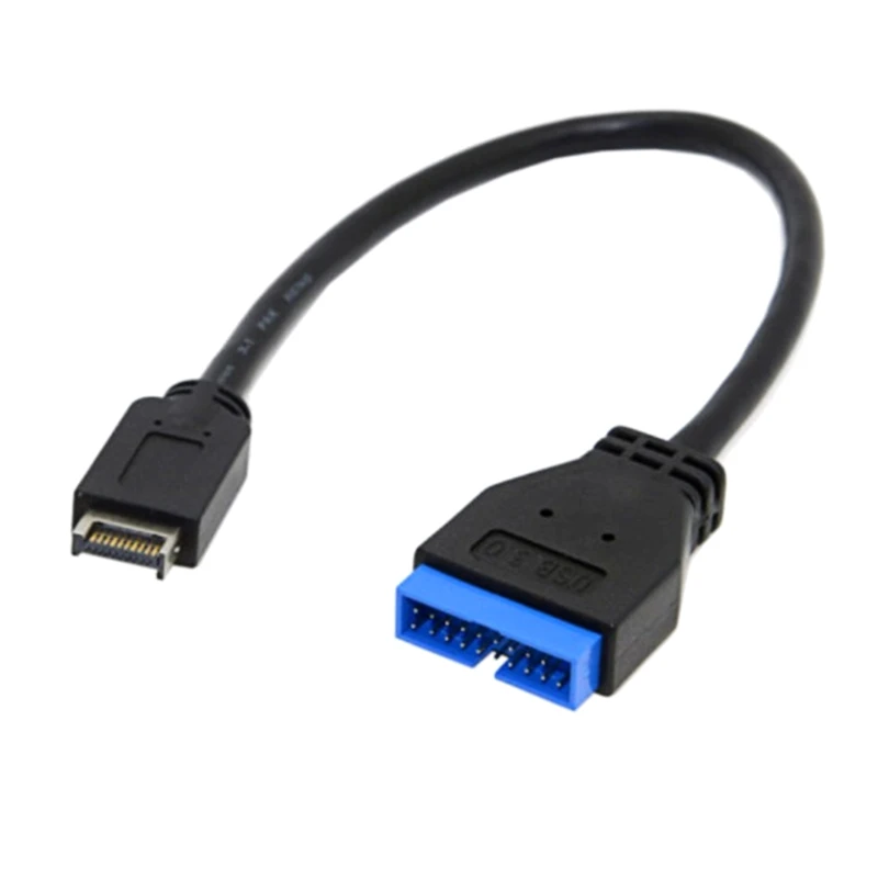 Здрав конектор на дънната платка на предната част на Type-E до 20 номера за контакт адаптер USB 3.1 Q81F 2