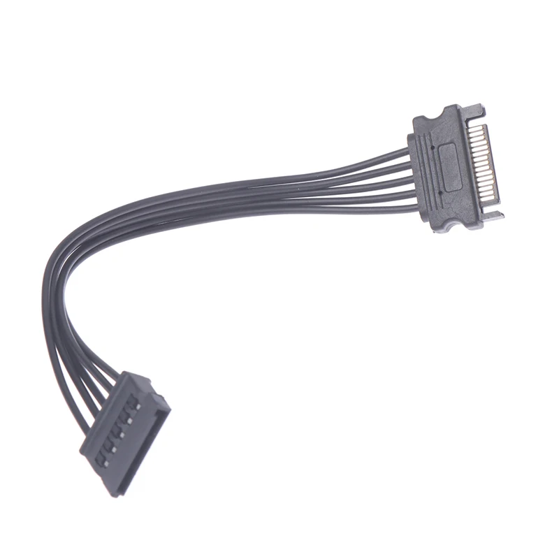 Удлинительный захранващ кабел SATA до 15Pin от мъжа към Жената HDD SSD SATA захранващ Кабел 20 СМ 2