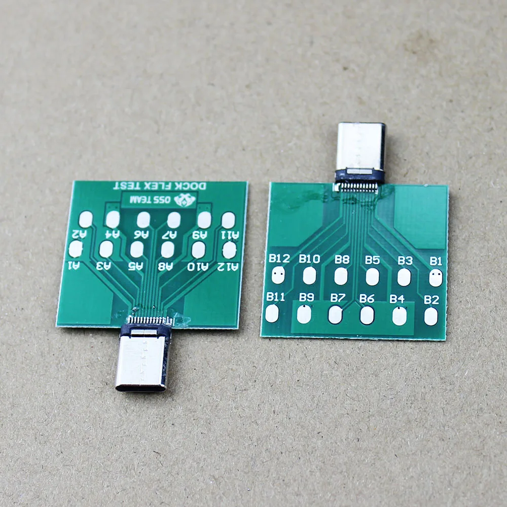 Тестова карта с конектор тип C /IOS / Andorid с печатна платка, Детекторная хвостовая вилица Micro Board WP-126 2