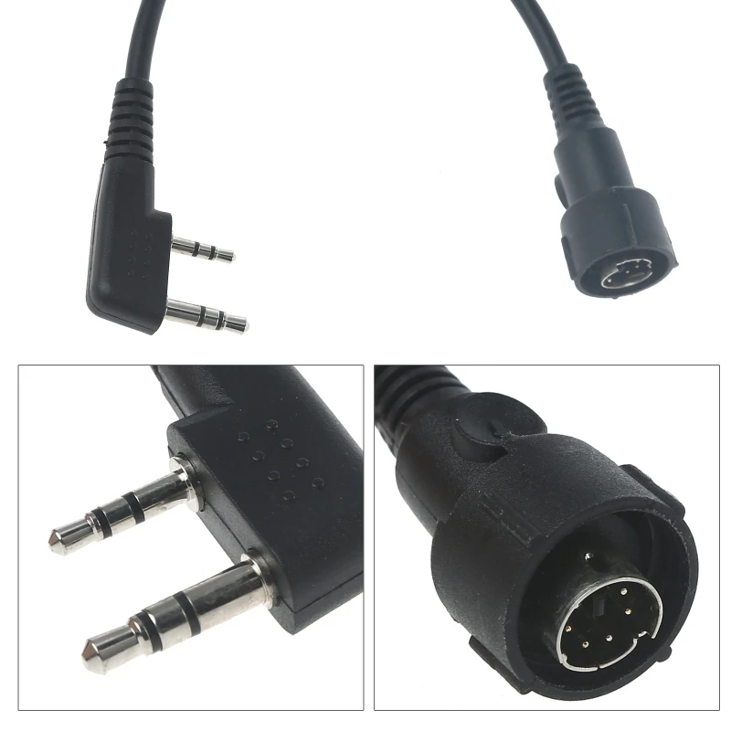 2022 Нов кабел от Mini-din, се Прилага към горловому микрофон средна мощност Pro ear-вибрираща микрофон 2