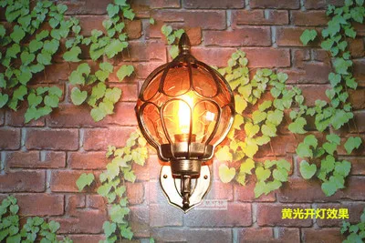 Европейският монтиран на стената лампа, външно осветление вила балкон градински лампи, осветление в ретро iluminacion външна апликация murale лампа 2