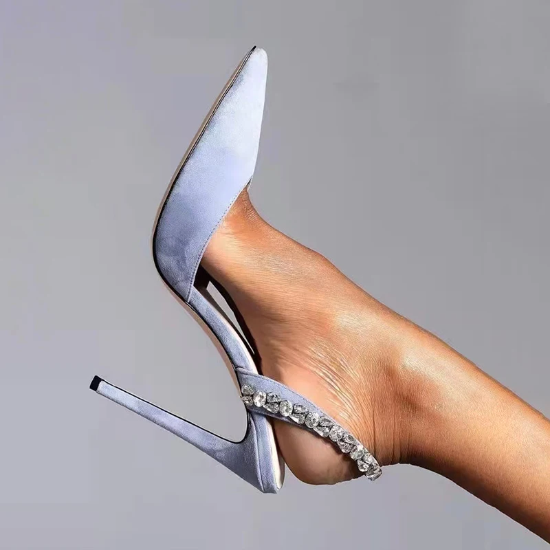 Arden Фуртадо/ лятна модни дамски обувки на висок ток 12 см, сандали с кристали и пайети, Чубрица елегантни вечерни обувки дантела 41 2