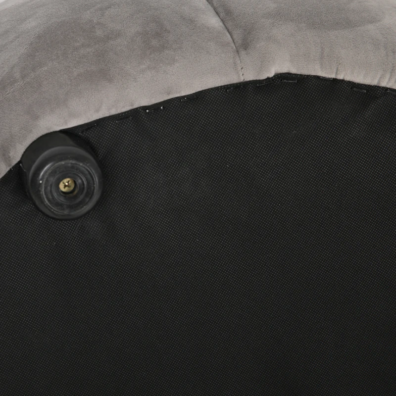 Висококачествено Кадифе плат върху основа от Неръждаема Стомана в скандинавски стил сив бархатного цвят хоп-хоп в кръгла табуретка под формата на тиква 2