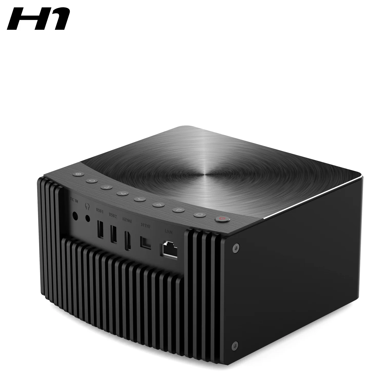 DLP Проектор H1 Домашен Офис HD 1080P Проектор Безжичен двойна лента WIFI Bluetooth 3D 2