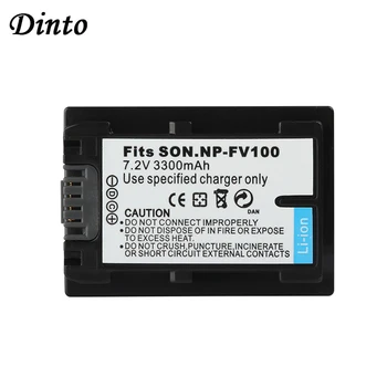 3300 mah NP-FV100 NPFV100 Акумулаторна Батерия за Sony HDR-XR550/E HCR-XR350/E NP-FH30 NP-FH40 NP-FH50 NP-FH60