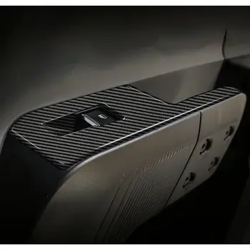 4 бр./компл. ABS Въглеродни Влакна Прозорец Асансьор Панел Накладки За Ford Maverick 2022 2023 1