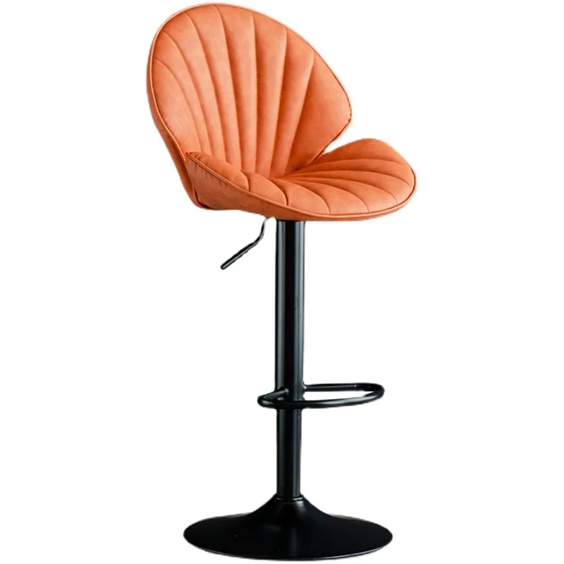 Модерни минималистичные трапезни столове изкачване регулируема бар стол удобна възглавница бар столове извита облегалка Мебели за дома 3