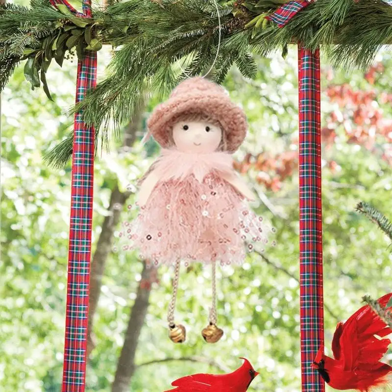 Коледна Украса Ангел Кукла Ангел Кукла Висулка Дърво Висящи Украшения Коледно Дърво Украшение Кукла, За Декорация На Дома 3