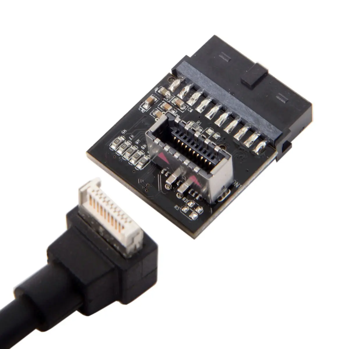 Конектор на предния Панел Zihan USB 3.1 към конектора USB 3.0 20Pin Connector Удължител за дънната платка 3