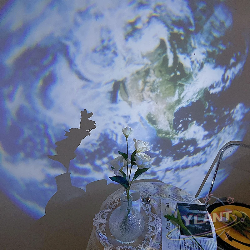 Проекционная Лампа на Планетата с 8 бр. Световыми Чаршафите Снимка на Земята, Слънцето, Галактиката Светлина Проектор Новост в Атмосфера на Светлина Вечерни Подпори За Фотосесия 3