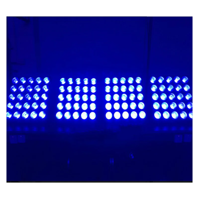Нови Независимата 25 led Матрични Лампи Поддържат Топъл Бял и RGB 3в1 Цвят С управление DMX За Дискотеки Сватбени Партита Матричен Светлина 3