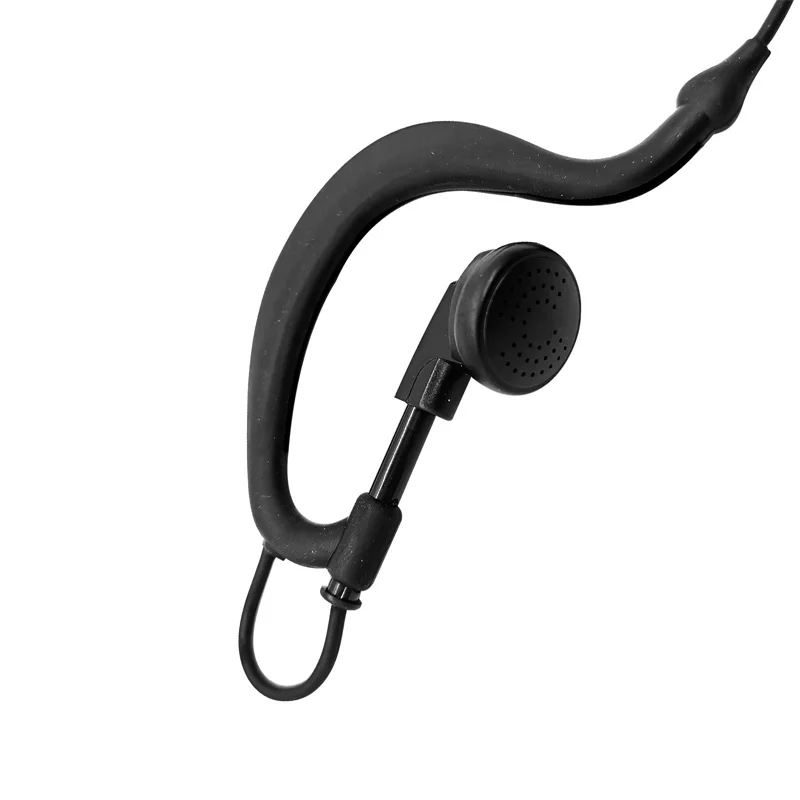 Слушалки за слушалките от G-образна форма с микрофон за ПР, която е съвместима с Baofeng UV-5R BF-888S BF-F8HP BF-F9 UV-82 UV-82HP UV-82C Kenwood TK-2107 3