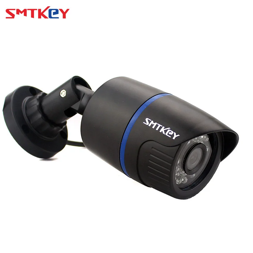 SMTKEY onvif h.265 3.0 MP Цветна CMOS Камера за Видеонаблюдение 1080 P водоустойчива Външна Вътрешна Мрежова Жичен IP камера 3