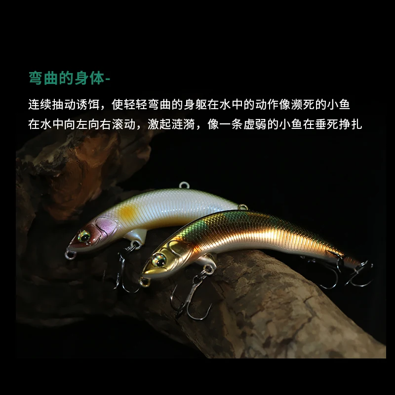 AOCLU Воблери Супер качество 6 Цвята 6,5 см 3g 8,5 см 6 г Умирающая Риба Твърда Стръв Нож Плаващ Молив Риболовна Стръв Куките Топ Вода 3