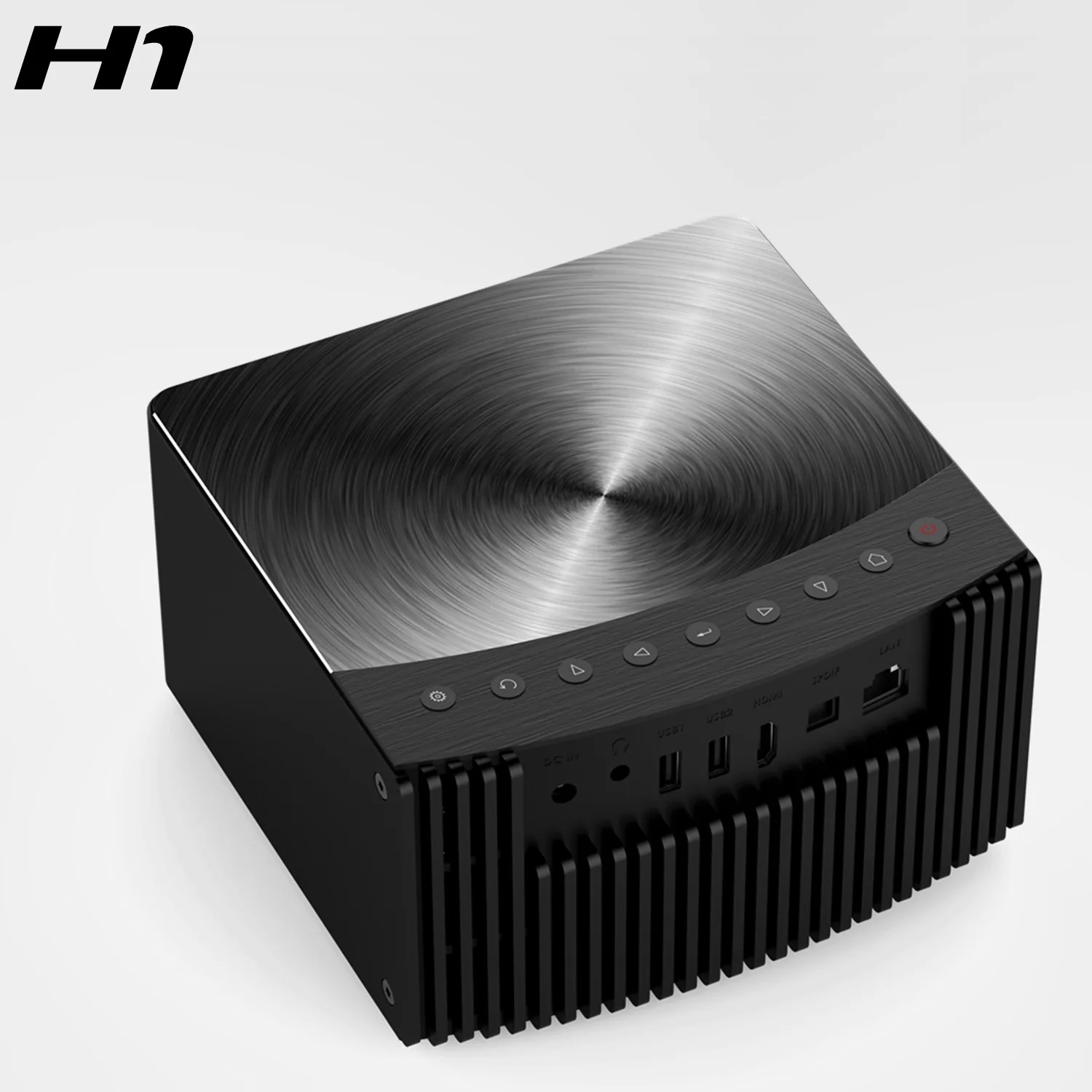 DLP Проектор H1 Домашен Офис HD 1080P Проектор Безжичен двойна лента WIFI Bluetooth 3D 3