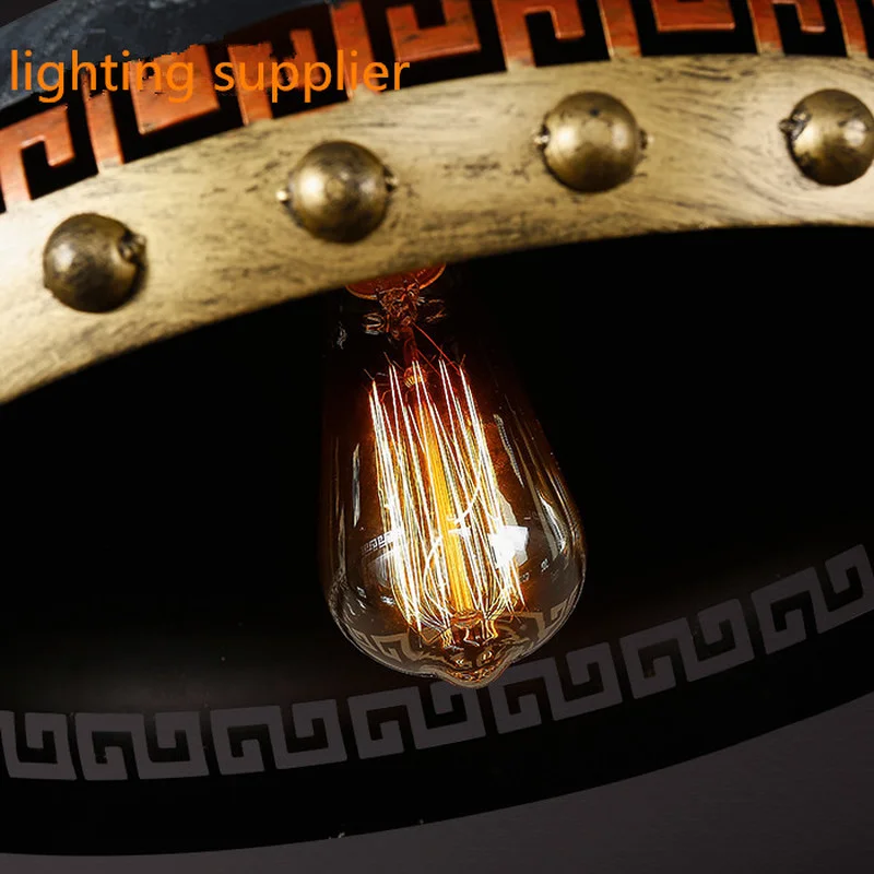 Американски Селски Едисон Таванско Помещение Стил Промишлени Висящи Лампи Ретро Реколта Лампи Висящи Лампи Lamparas Conlgantes 4