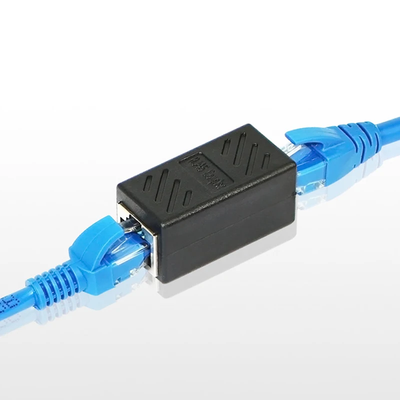 Висококачествен Женски Мрежа ethernet Жак LAN Адаптер Съединител удължителен кабел удължителен кабел rj-45 Ethernet Кабел Конвертор 4