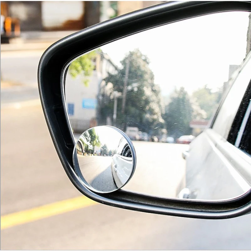 Колата 360 Широкоугольное Кръгла Куполна Огледало На Колата Странично Сляпо Петно Сляпо Петно Огледало Огледало За Обратно Виждане 2021 4