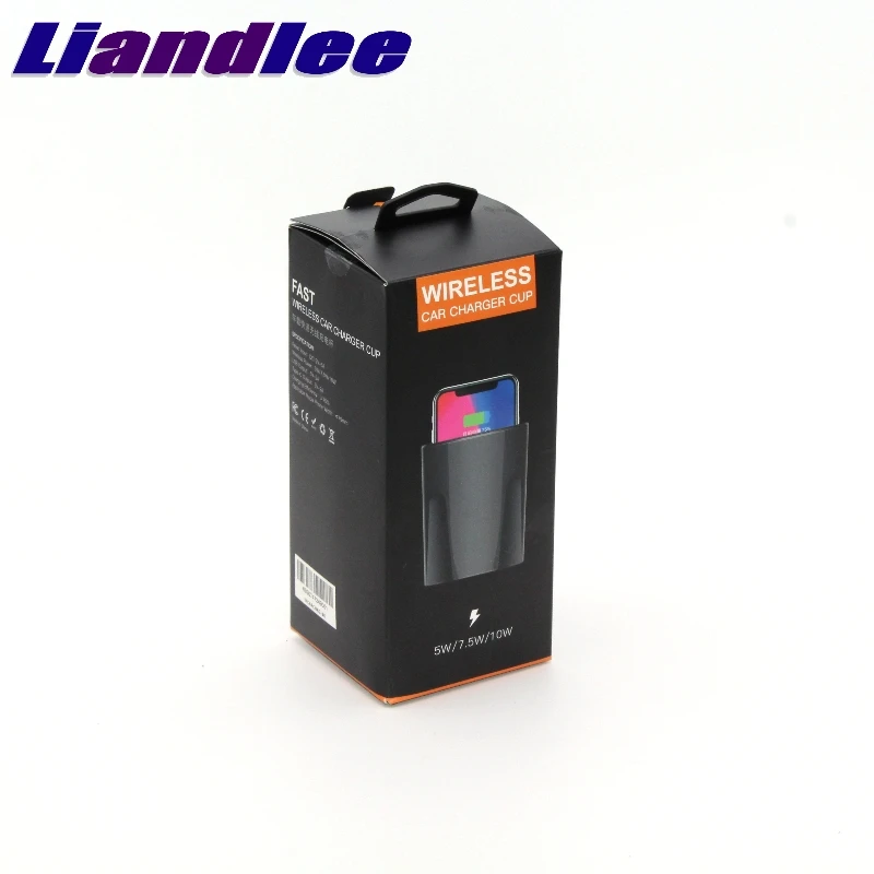 LiandLee Qi Авто Безжичен Титуляр За Зареждане На Телефона, Стилно Бързо Зарядно Устройство За Jaguar E-Pace Epace F-Pace Fpace I-Pace Ipace 4