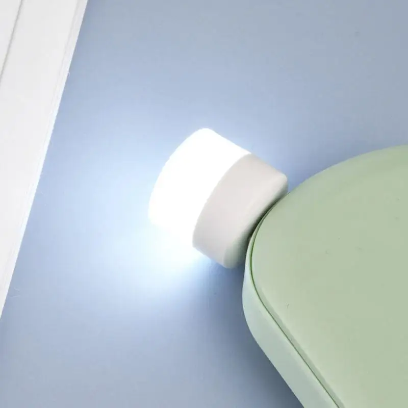 USB Лампа с Щепсел Компютърна Зареждане на Захранване USB Малки Книжарници LED Лампи за Защита на Очите Лампа За Четене Малък Кръг Светлина на нощна светлина 4